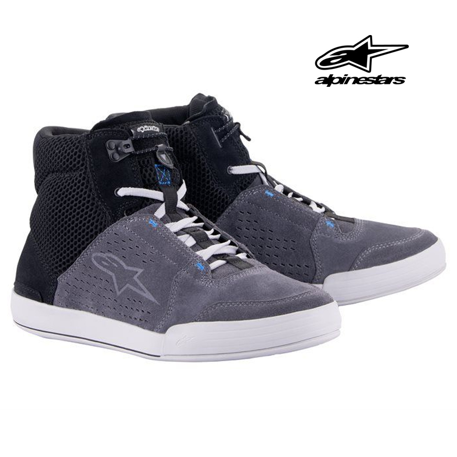 ALPINESTARS Chrome Air Shoes (Black Cool Grey Blue)