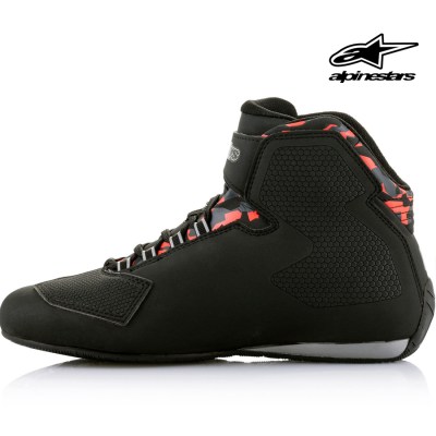 ALPINESTARS Sektor Shoes (Black White Red Fluorescent)