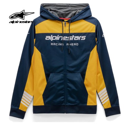 ALPINESTARS Hoodie Sessions II Fleece  (Navy Gold)