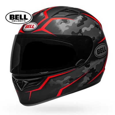 BELL Qualifier (Stealth Camo Matt Black Red)